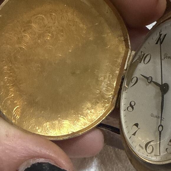 Vintage - Swiss Made - JC Penny Mechanical Wind Up Pocket Watch - Duck Hunt Dog - Picture 5 of 16